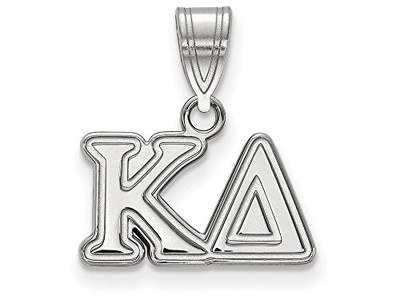 Sororities SS003KD Sterling Silver LogoArt Kappa Delta Medium Pendant