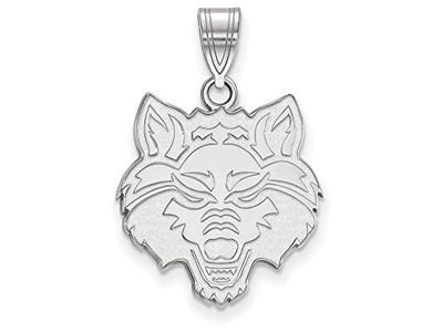 LogoArt SS002ASU Sterling Silver LogoArt Arkansas State University Large Pendant