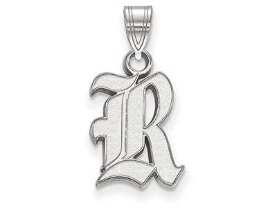 LogoArt SS001WMR Sterling Silver LogoArt Rice University Small Pendant