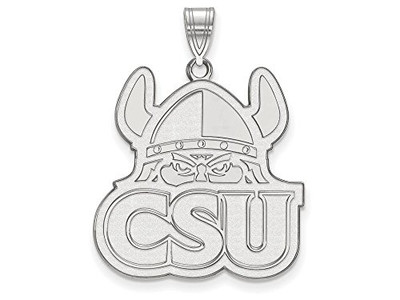 LogoArt SS002CLS Sterling Silver Cleveland State University XL Pendant Chain Included