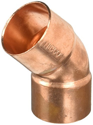 "Nibco" 606112 NIBCO 606 1-1/2 45 degree Elbow, C x C - Wrot, 1-1/2", Copper