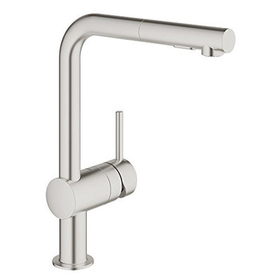 Grohe Minta Pull-Out Kitchen Faucet In Super Steel Super Steel Grohe 30300DC0