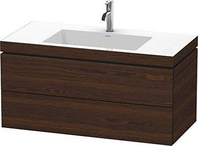 Duravit LC VanityUnit/Vero Air 500x1000x480 2 drawers, Brushed Walnut Duravit LC6928O6969