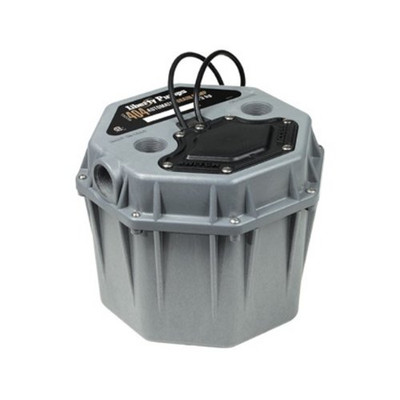Liberty Pumps 1/3 hp, Residential drain pump, short profile, 1-1/2" vent, inlet and discharge Liberty Pumps 404
