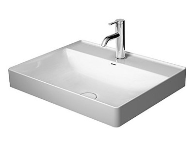 Duravit Above counter basin DuraSquare white, w/o OF, with tap, 1 TH Duravit 2354600041