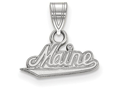 LogoArt SS001UME Sterling Silver LogoArt University of Maine Small Pendant