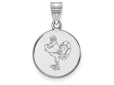LogoArt SS078VTE Virginia Tech Medium (5/8 Inch) Disc Pendant (Sterling Sliver)