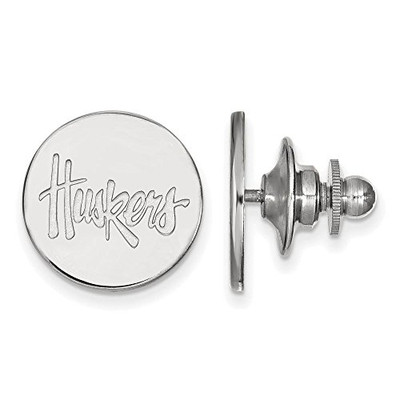 LogoArt SS064UNE Sterling Silver LogoArt University of Nebraska La