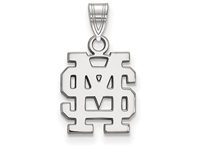 LogoArt SS063MSS Sterling Silver LogoArt Mississippi State University Small Pendant
