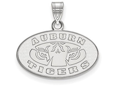 LogoArt SS044AU Sterling Silver LogoArt Auburn University Small Pendant