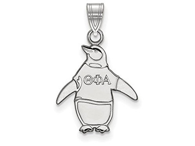 LogoArt SS035TPA Sterling Silver Theta Phi Alpha Small Pendant Chain Included