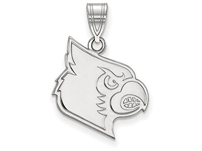 LogoArt SS042UL Louisville Large (3/4 Inch) Pendant (Sterling Silver)