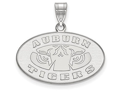 LogoArt SS045AU Sterling Silver LogoArt Auburn University Medium Pendant