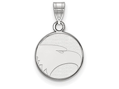 LogoArt SS023GSU Sterling Silver LogoArt Georgia Southern University Small Pendant