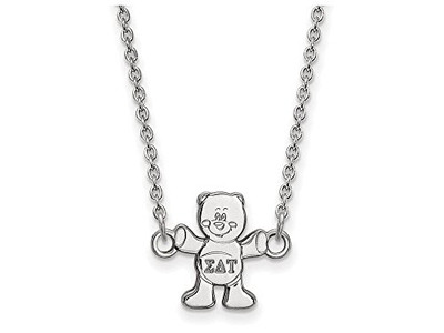 Sororities SS039SDT-18 Sterling Silver LogoArt Sigma Delta Tau XS Pend w/Necklace