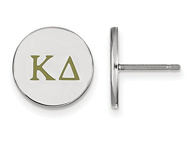 Sororities SS032KD Sterling Silver LogoArt Kappa Delta Enameled Post Earringss