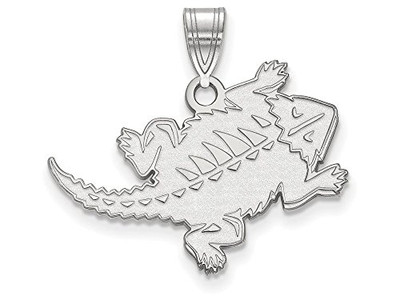 LogoArt SS031TCU Sterling Silver LogoArt Texas Christian University Large Pendant