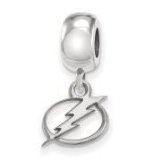 LogoArt SS030LIG Tampa Bay Ligtning Bead Charm Extra Small (3/8 Inch) Dangle (Sterling Silver).