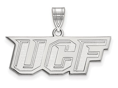 LogoArt SS025UCF Central Florida Medium (5/8 Inch) Pendant (Sterling Silver).