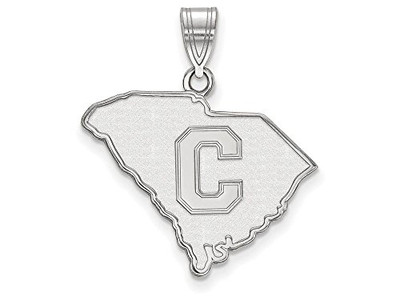 LogoArt SS019TCI Sterling Silver the Citadel Large Pendant Chain Included.