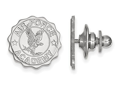 LogoArt SS024USA Sterling Silver LogoArt United States Air Force Academy Crest Lapel Pin