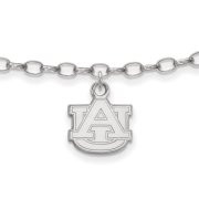 LogoArt SS030AU Auburn Anklet (Sterling Silver).