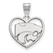 LogoArt SS017KSU Sterling Silver LogoArt Kansas State University P