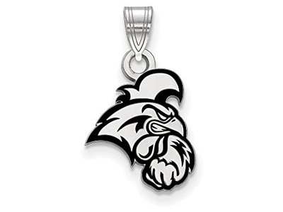 LogoArt SS014CCU Sterling Silver Coastal Carolina University Small Enamel Pendant w/Chain.