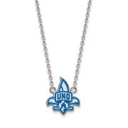 LogoArt SS010UNO-18 Sterling Silver LogoArt U of New Orleans Large Enamel Pendant w/Necklace