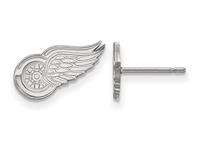LogoArt SS008RWI Detroit Red Wings Extra Small (3/8 Inch) Post Earrings (Sterling Silver)
