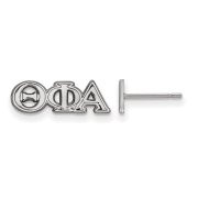 Sororities SS005TPA Sterling Silver LogoArt Theta Phi Alpha XS Post Earringss