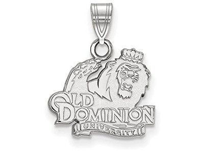 LogoArt SS002ODU Sterling Silver LogoArt Old Dominion University Small Pendant