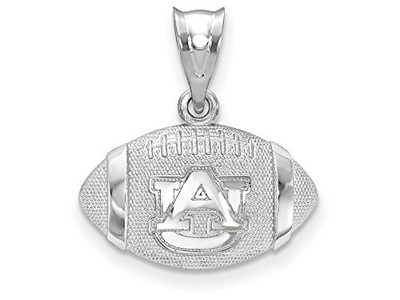 LogoArt SS506AU Auburn University Interlocking Au Primary 3D Football W/ Logo Pendant w/Chain