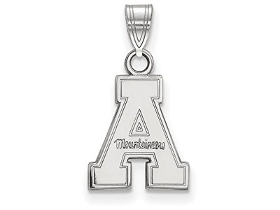 LogoArt SS002APS Sterling Silver LogoArt Appalachian State University Small Pendant