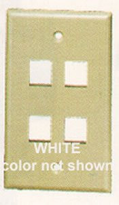 ICC IC107F04-WH Face-4-wh - 4port Face White.
