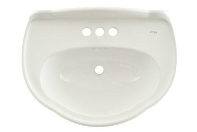 Toto LT753.4#01  WHITNEY SELF RIMMING LAVATORY 4" HOLE CENTER - COTTON