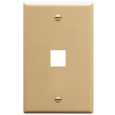 ICC IC107F01-IV - 1Port Face Ivory.
