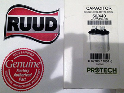 RHEEM 173019 /Protech - Capacitor - 50/440 Single Oval - /Ruu