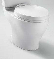 Toto CT412F#51 CT412FNo.51 Aquia Dual Flush Elongated Toilet Bowl, Ebony