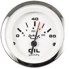 SEASTAR SOLUTIONS 5102095 SSTR OIL PRS GAUGE 0-80 LIDO