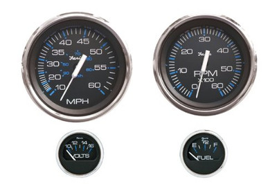 FARIA 5103252 FARI CHES SS BLK 4 GAUGE SET