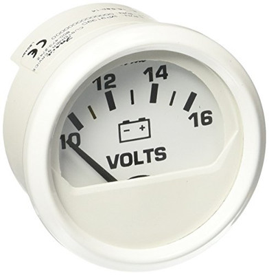 FARIA 5103131 FARI DRESS WHITE VOLTMETER