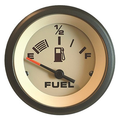 SEASTAR SOLUTIONS 5102076 SSTR FUEL GAUGE "BLACK BEZEL"