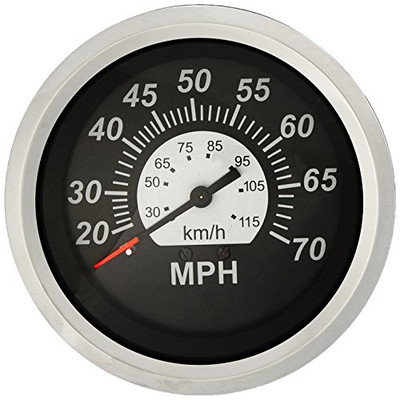 SEASTAR SOLUTIONS 5102861 SSTR SPEEDO KIT 70MPH BLK STER