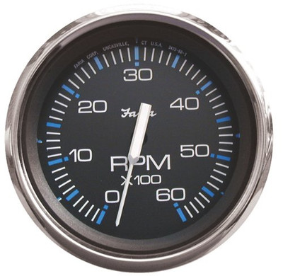FARIA 5101957Faria Chesapeake Black 6000 rpm Tachometer
