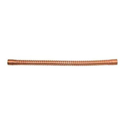 T&S Brass WC44-18 BrassCraft 3/4" Nominal Female Sweat x 3/4" Nominal Female Sweat x 18" Copper Water Heater Connector