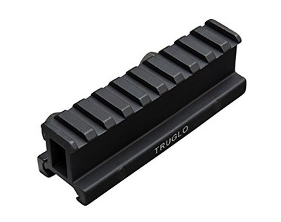 Truglo 931775 Picatinny Riser Mount Adapter 3/4" 2-Piece Black