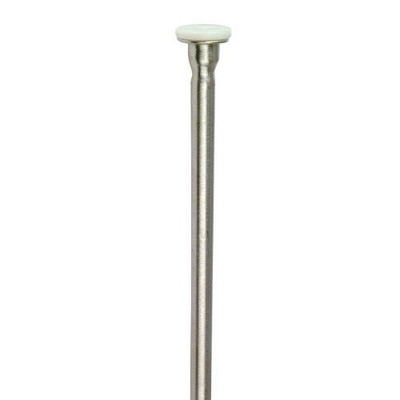 T&S Brass 1-12DL NSP Brass Craft 3/8 O.D. by 12 -Inch Brass Craft Toilet Supply, Satin Nickel