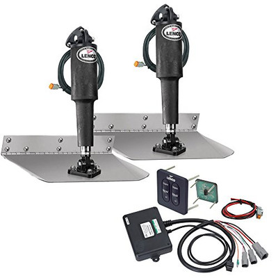 LENCO 6218341 Lenco 9" x 12" Standard Trim Tab Kit w/Standard Tactile Switch Kit 12V (29287)