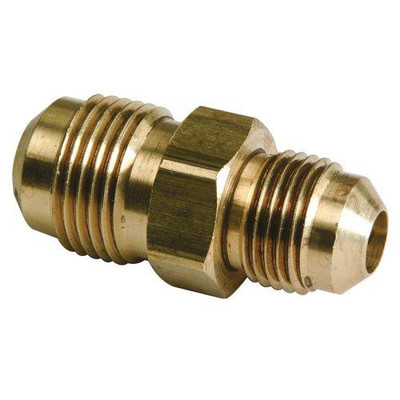 T&S Brass 42-4 Brasscraft 1/4 O.D. by 1/4 O.D. Union, Rough Brass